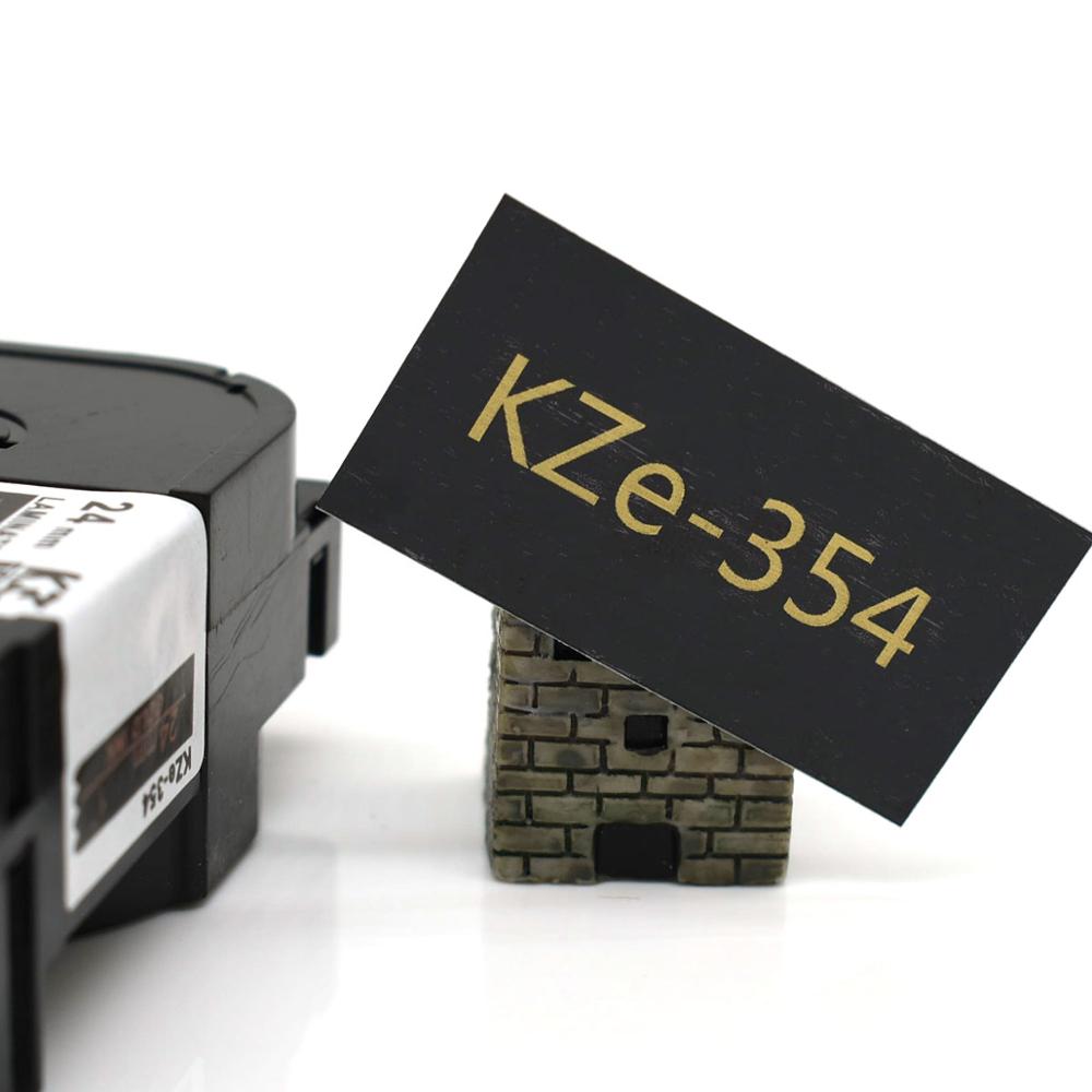 CIDY 3pcs 24mm cassette linten tz Compatibel TZe354 TZe 354 TZ354 TZ 354 p touch gelamineerde tape voor brother label printer