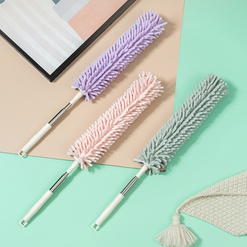 Extended 2.5 M Version Of The Telescopic Chenille Dust Duster Removable Wash Roof Ceiling Cleaning