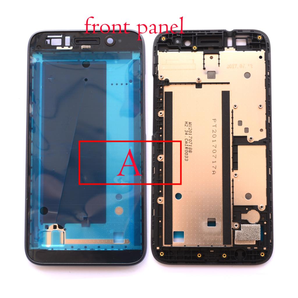 Przedni ekran lcd środkowa ramka bateria drzwi tylna pokrywa obudowa Obudowa dla Huawei Y3 2017/Y3 2018/Y5 lite 2017 5.0"