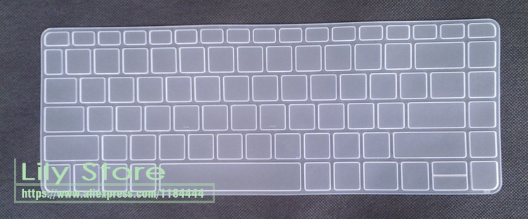 Voor HP EliteBook 820 G1 12.5 ''Notebook Siliconen Toetsenbord Protective film Cover skin Protector: Clear