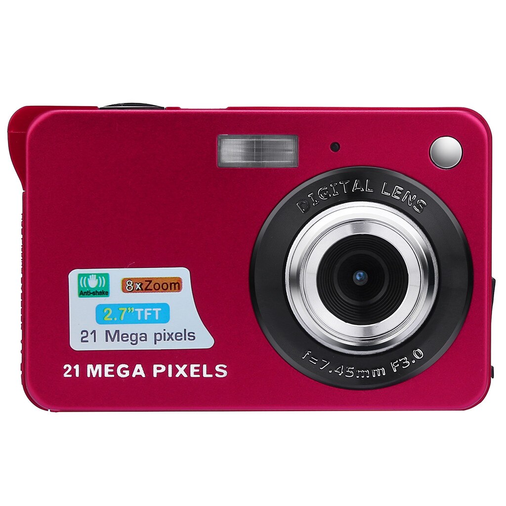 2.7hd- scherm digitale camera 21mp anti-shake gezichtsdetectie camcorder zwart wit 28#: B