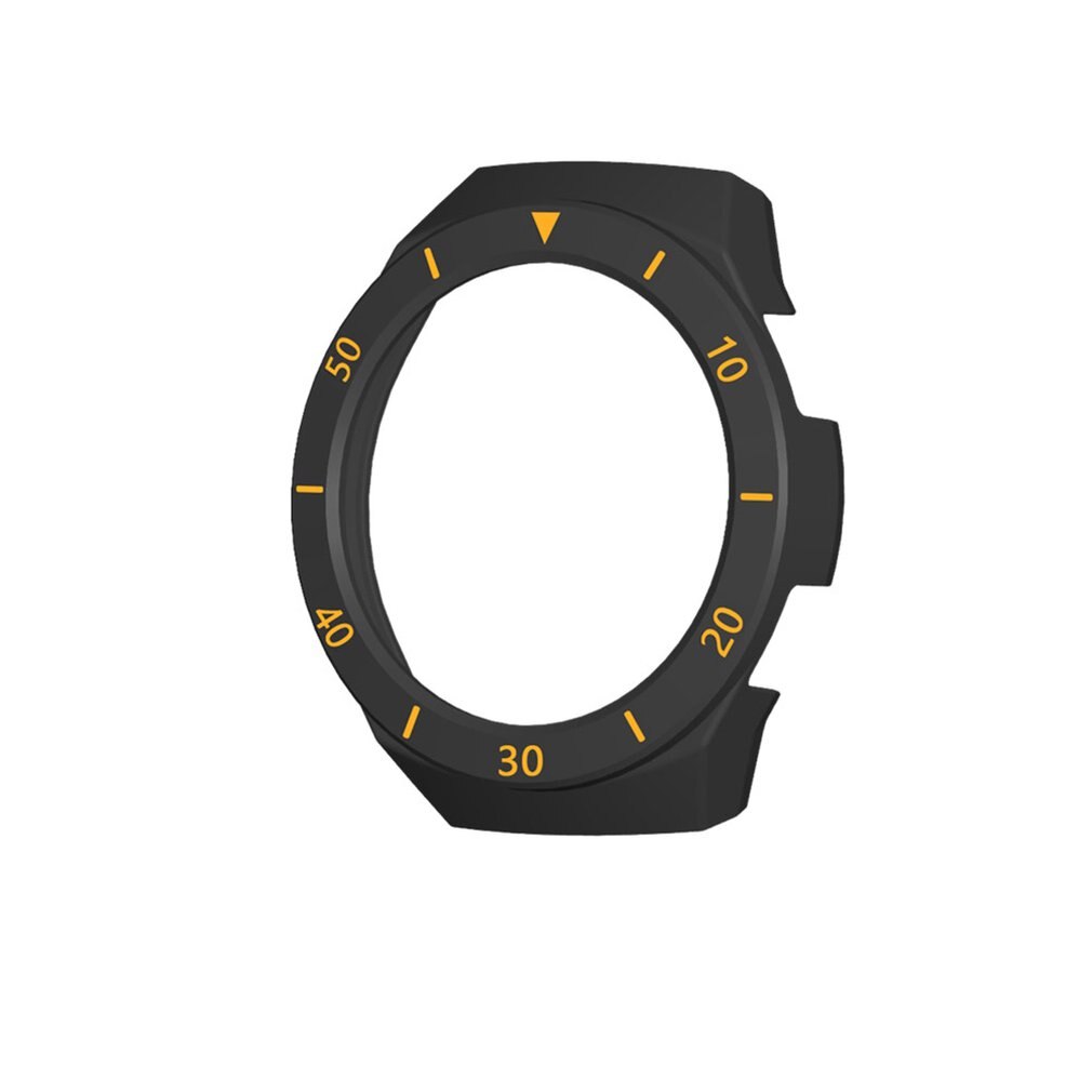 Beschermhoes voor huawei watch  gt 2e, beschermhoes voor huawei watch  gt 2e, volledige beschermhoes: Zwartgoud