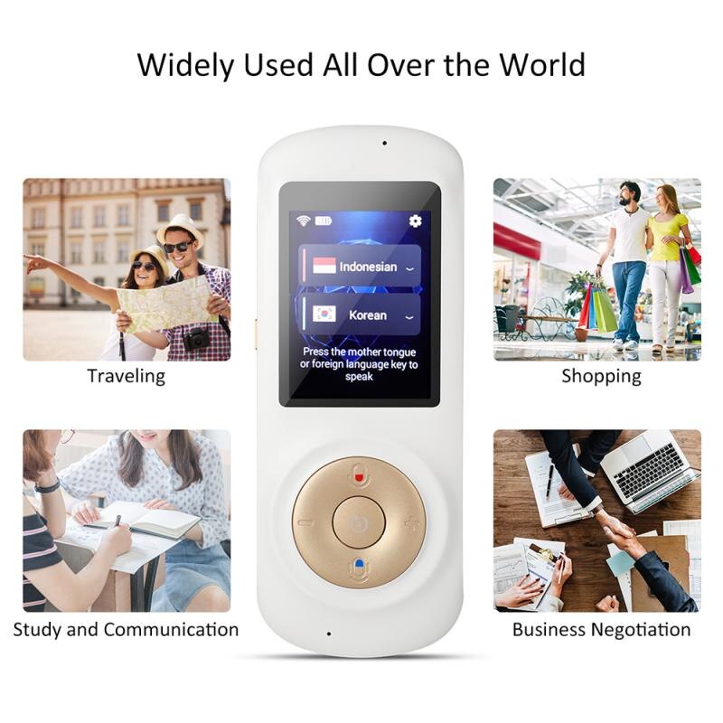 in Stock T2S Smart Portable Instant Voice Translator Support 70 Countries Language Two-way Translation Multi-Language Translator