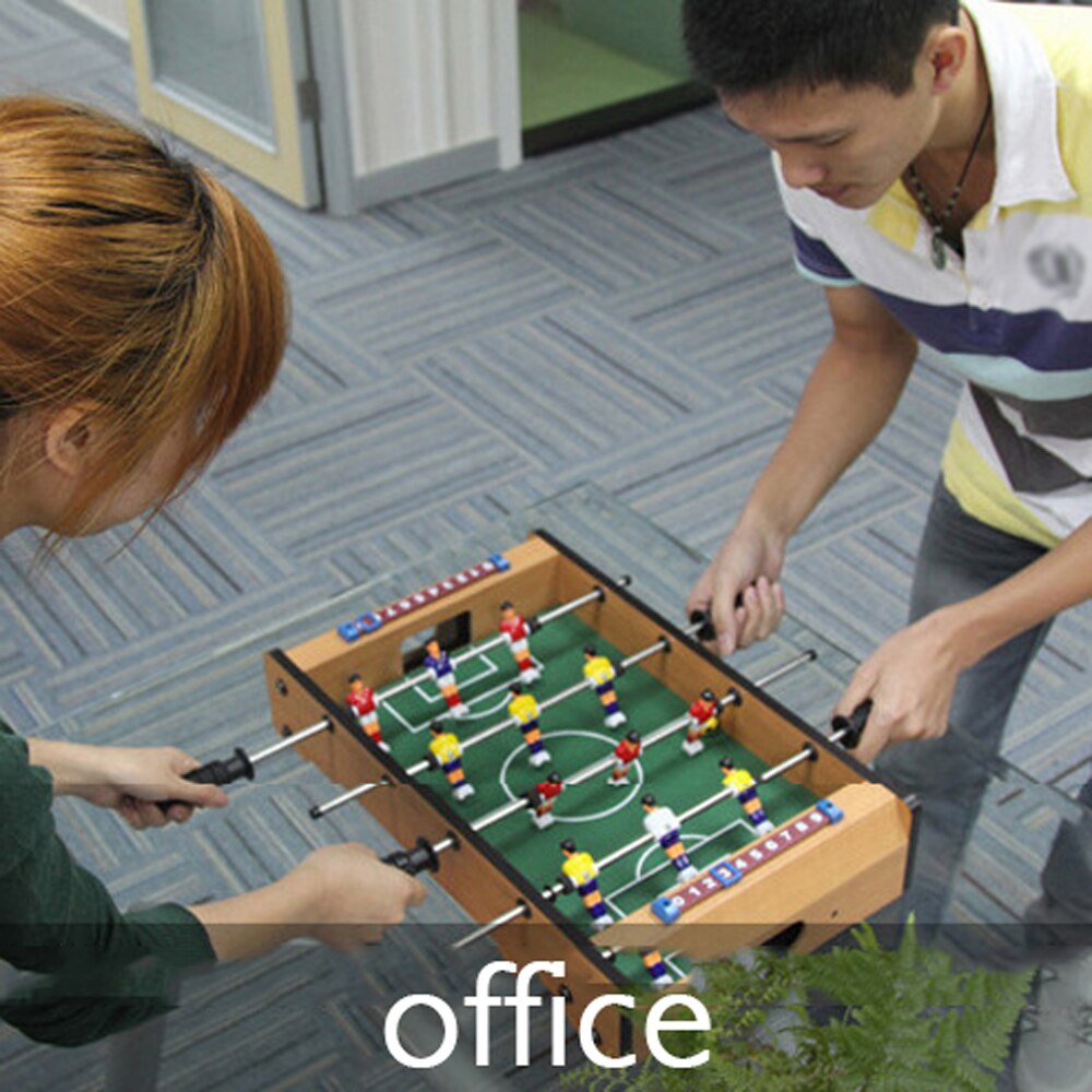 Mini Futbolín de mesa para adultos y niños, conjunto de juego de fútbol de mesa portátil con 2 pelotas y portero de puntuación