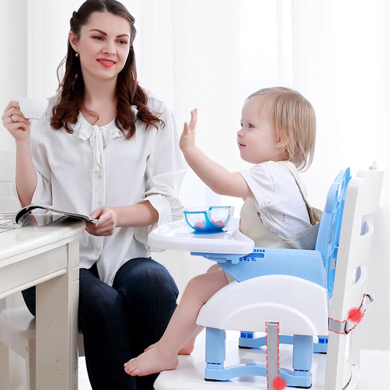 Silla de comedor portátil para bebé, mesa de comedor plegable para niño, silla de bebé para el hogar, sección Simple