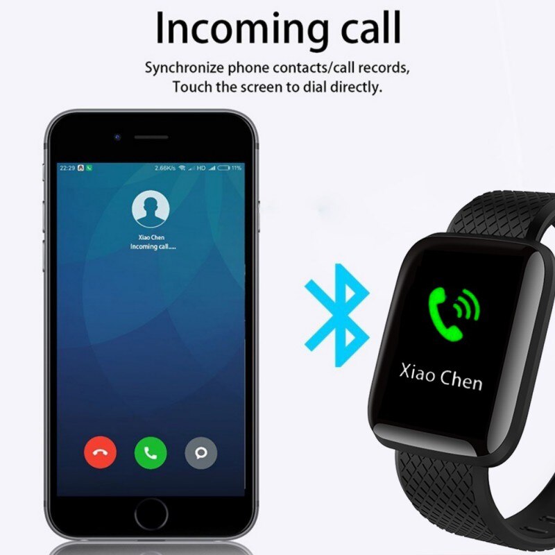 Stride meter Fitness Tracker Bluetooth Smart Wristband Touchscreen Swim Posture Detect Heart rate test Snap Smart Smart Watch