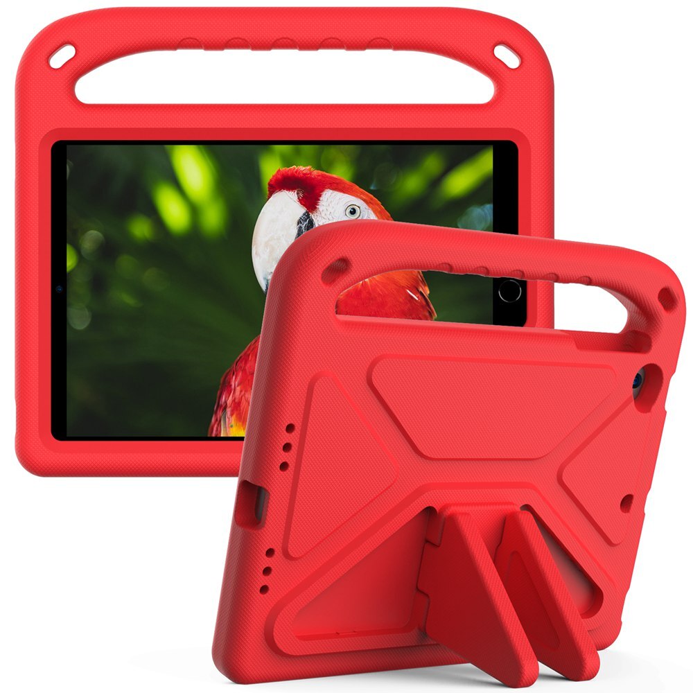 Funda para ipad mini 1 2 3 4 5 soporte a prueba de golpes no tóxico EVA cuerpo completo niños tableta cubierta para ipad mini funda: Rojo