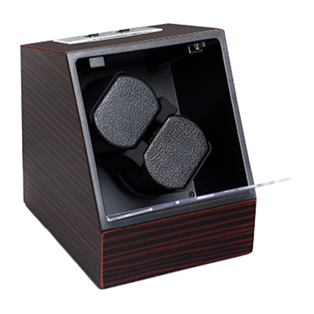 Dual Rotating Practical Portable Displaying Automatic Watch Winder Box Battery Powered Storage Case Multifunction Easy Install