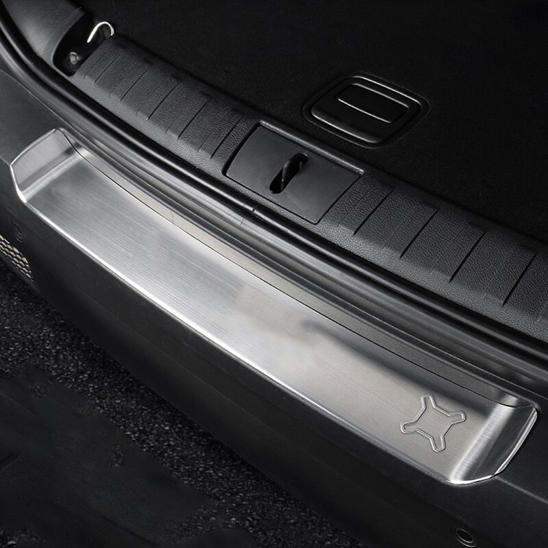 Piastra di protezione per baule auto per jeep rinnegato pedale in acciaio inossidabile accessori decorativi resistenti allo sporco antigraffio