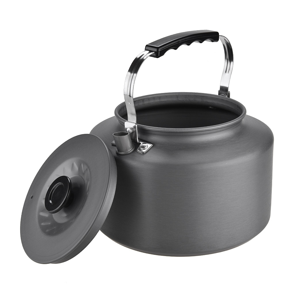 2l utomhus camping koka vatten vattenkokare ultralätt aluminiumlegering tekanna vandring resa kaffekanna picknick servis vatten tekanna