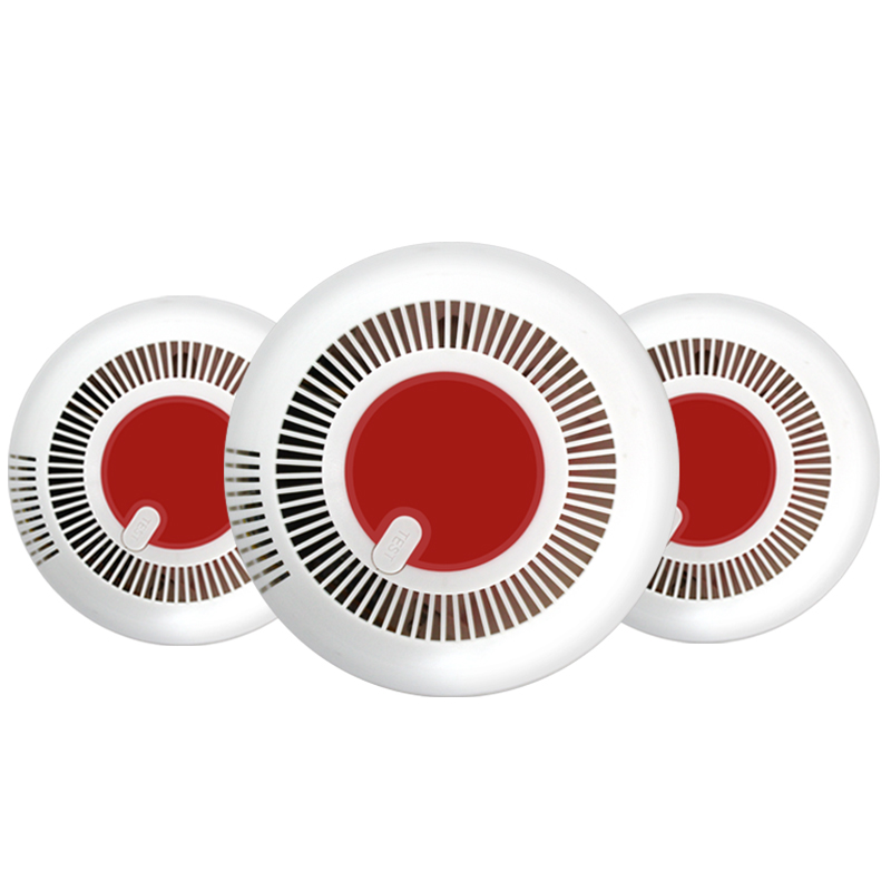 Independent Smoke Detector Standalone Photoelectric Smoke Alarm High Sensitive Alarm System Fire Protection Sensor