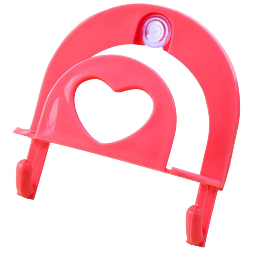 Handige Spons Houder Zuignap Sink Holder Kitchen Tools Wandmodel: Red 