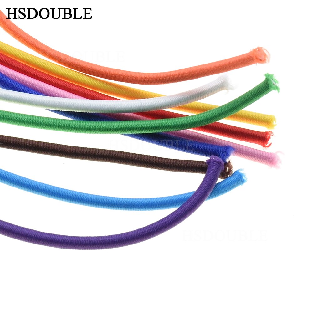 10 yards/pack Kleurrijke Diameter 3mm Elastisch Touw Bungee Shock Cord Stretch String voor DIY Sieraden Maken Outdoor backage