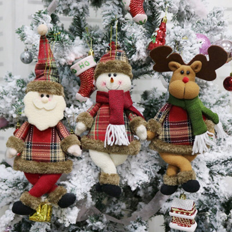 Kerst Decoratie Sneeuwpop Oude Man Pop Hanger Kerst Decoratie Accessoires Winkelcentrum Hotel Venster Opknoping