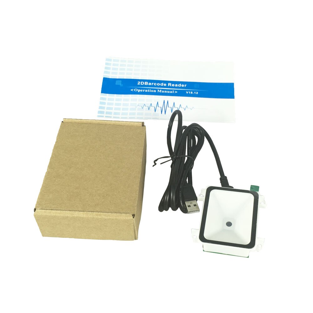 Fixed Barcode Scanner Scanner Module USB Interface 2D CMOS Wired with 620 nm Light Diode Fixed Barcdoe Reade Module