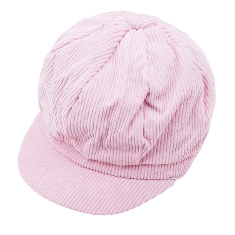 Boina boina pintor chapéus de inverno para mulheres do sexo feminino osso senhora masculino femme clássico octogonal bonés: Pink