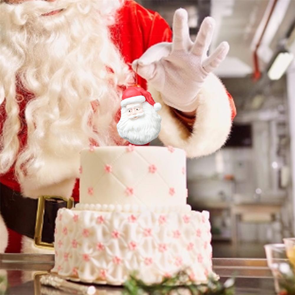 Santa Claus Silicone Mold Christmas DIY Cake Pudding Chocolates Party Decorating Kitchen Baking Tools