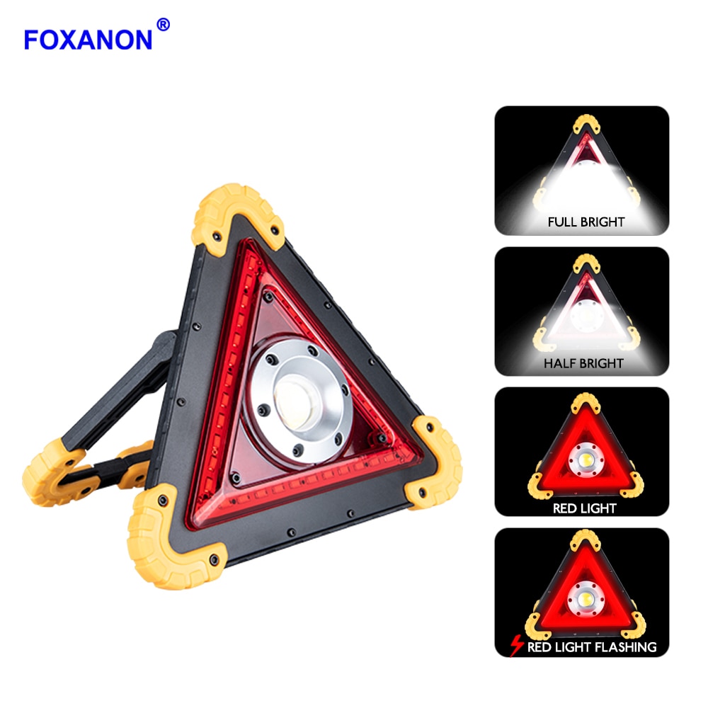 Foxanon 2500 4000 Lumen LED Werken Licht 30 W 50 W COB LED Zaklamp Noodverlichting Auto Inspectie Reparatie Handheld werk Lamp