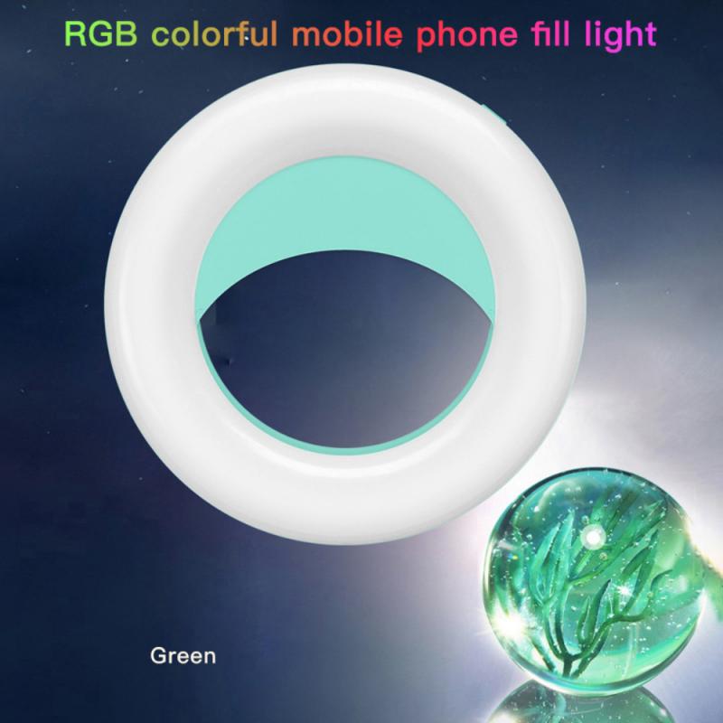 Ring Telefoon Selfie Ring Flash Lens, Drie-Niveau Helderheid Vullen Macro Licht, geschikt Voor Android En Apple Tablet Live Selfie