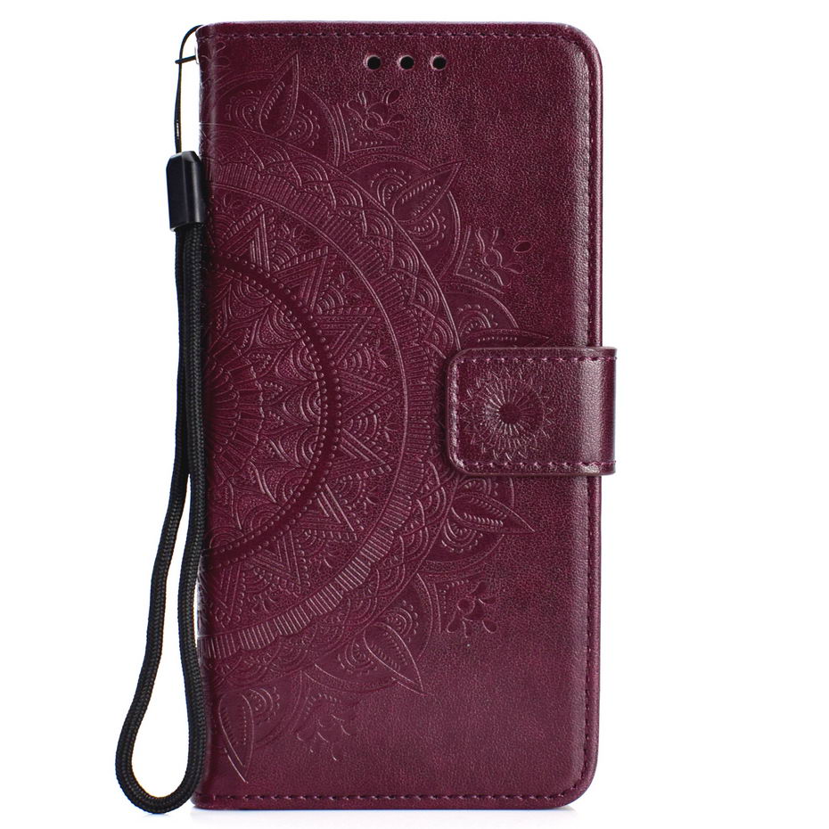 Luxe Lederen Case Voor Coque Samsung Galaxy A32 4G Cover Wallet Flip Case Voor Funda Samsung Galaxy A32 4G Etui Telefoon Case: Brown