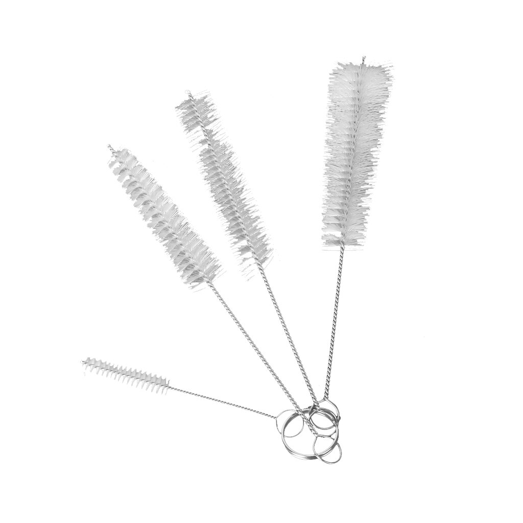 4pcs Bottle Cleaning Brushes Kitchen Kettle Spout Teapot Nozzle Clean Brush Set Cleaning Tool Kitchen Accessories