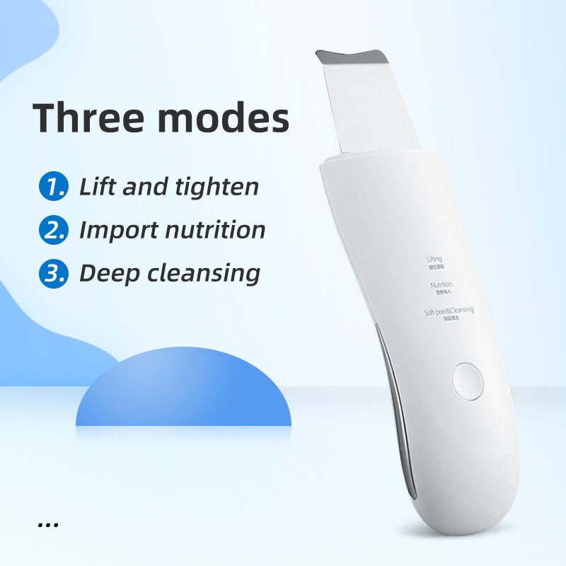 KONKA Ultrasonic Skin Scrubber Deep Face Cleaning Machine Peeling Shovel Facial Pore Cleaner Face Skin Scrubber Lift Machine