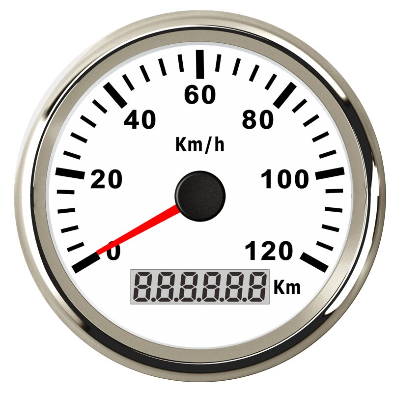 85 Mm Superieure Digitale Snelheidsmeter Gps Speed Gauge Kilometerstand 200KMH 120KMH Voor Atv Utv Motorfiets Marine Boot: WS 120KMH