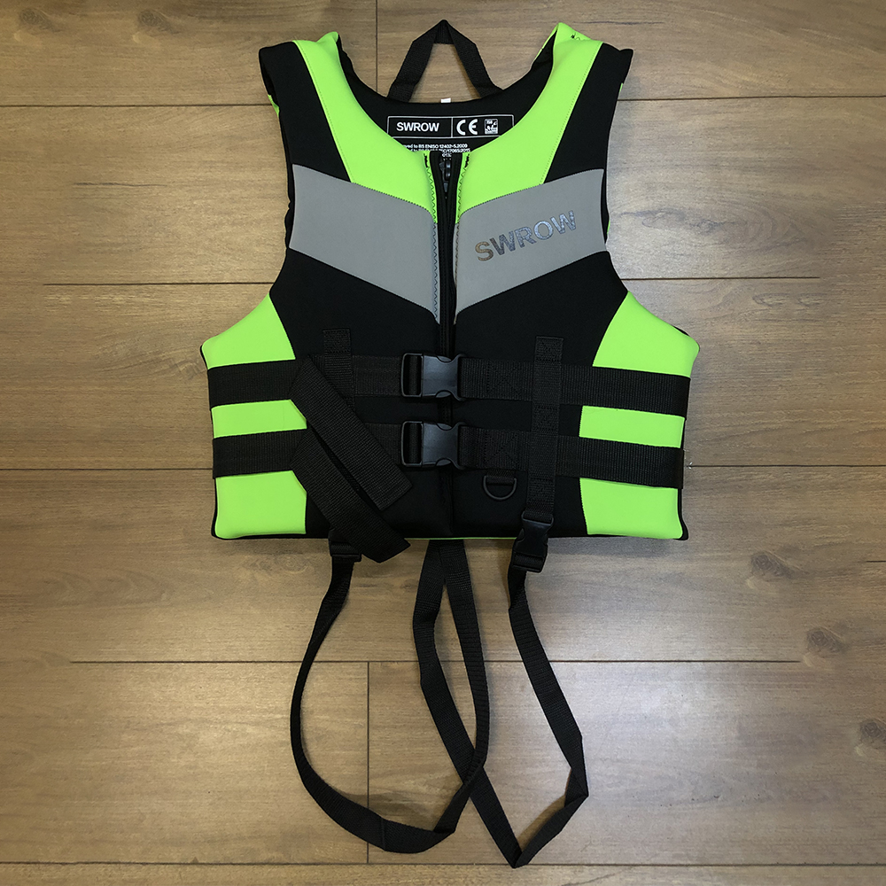 Adults Life Jacket Neoprene Safety Life Vest Water Sports Fishing Water Ski Vest Kayaking Boating Swimming Drifting Safety Vest