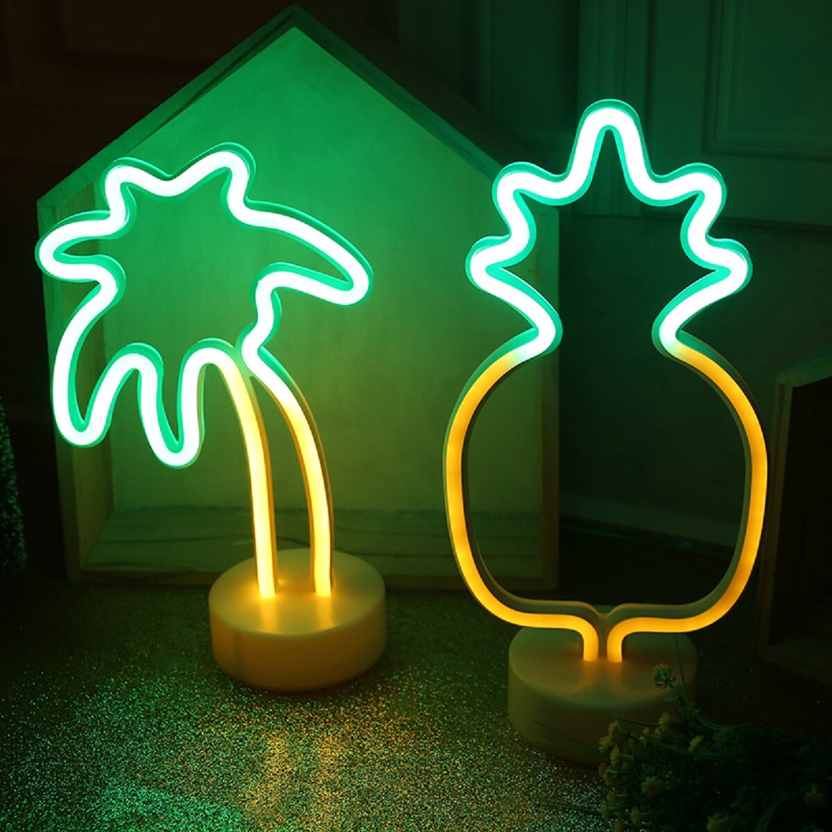 USB Led Neon Light Home Party Wedding Decor Children Lighting Flamingo Rainbow Decoration Unicorn Night Lights Lamp
