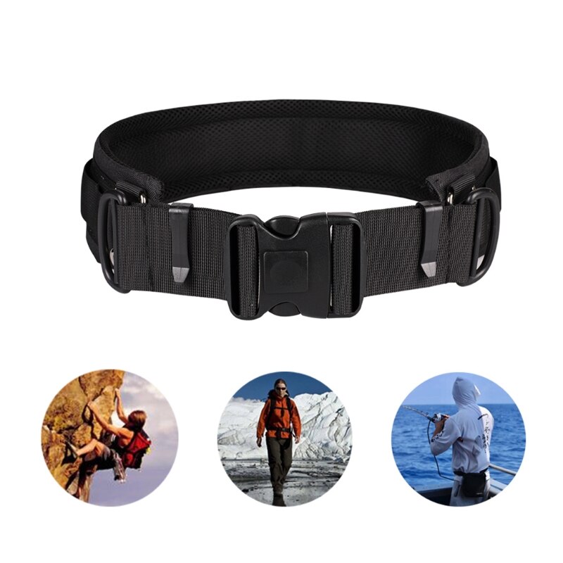 Ceinture ajustable rembourrée pour appareil photo, porte-sac pour objectif