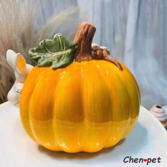 Cama de cerámica con de calabaza para hámster, jaula para ratas, conejillo de indias, accesorios para mascotas pequeñas, hámster y chinchillas sirios