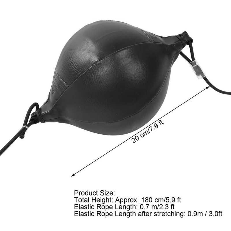 Boxing Ring Punching Ball Inflatable Boxing PU Pear Muay Thai Swivel Punch Bag Punching Exercise Punching Bag Boxing Speed Ball