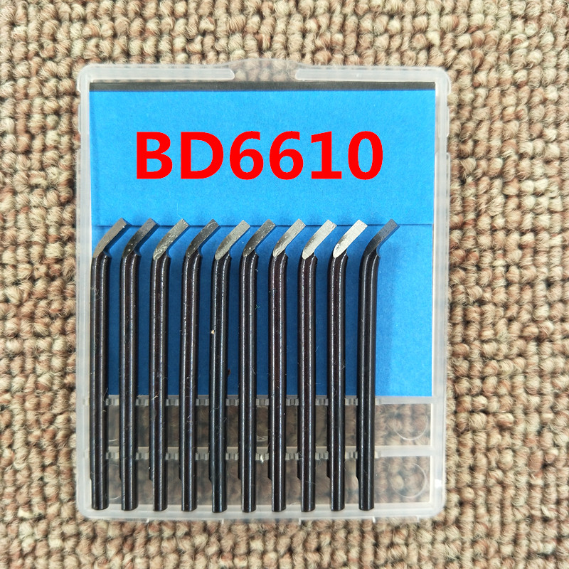 Trimmmesser Kupferteile Entgraten dreieckiger Schaber Aluminiumoxidgriff SC1300 Klinge BD5010 BD6610: Blau