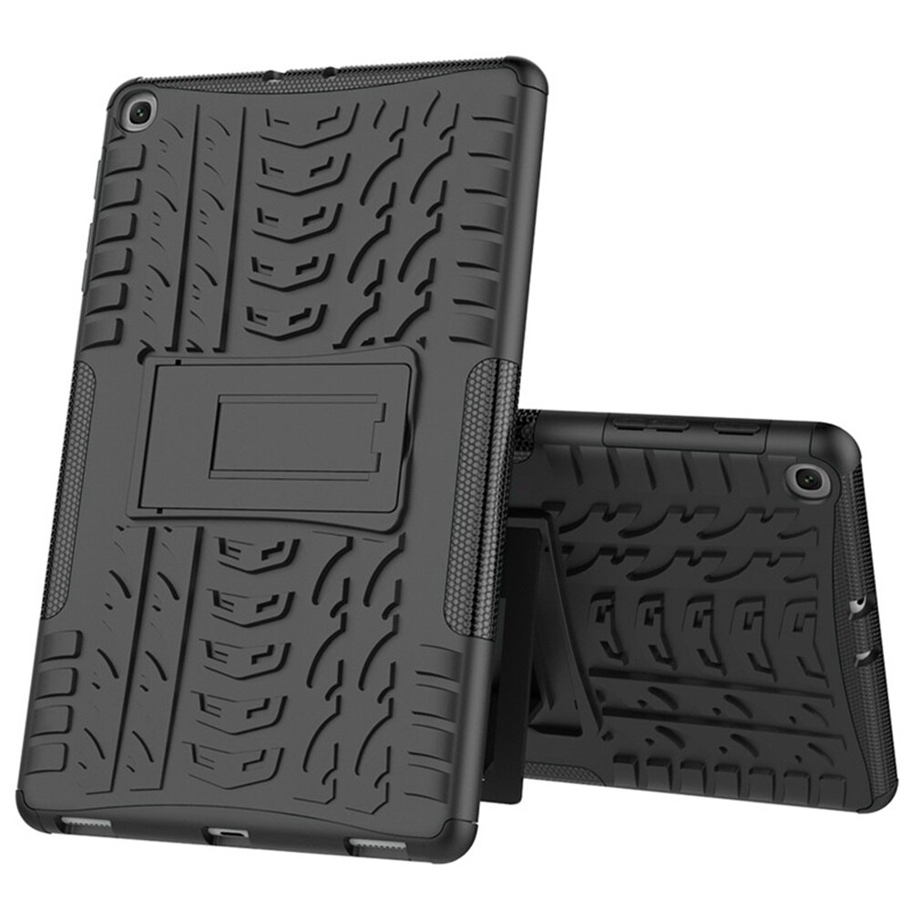 Case Voor Samsung Galaxy Tab Een 10 1 Case Niet Giftig Kinderen Veilig Zware Tablet Cover Voor sm T510 T515: Black