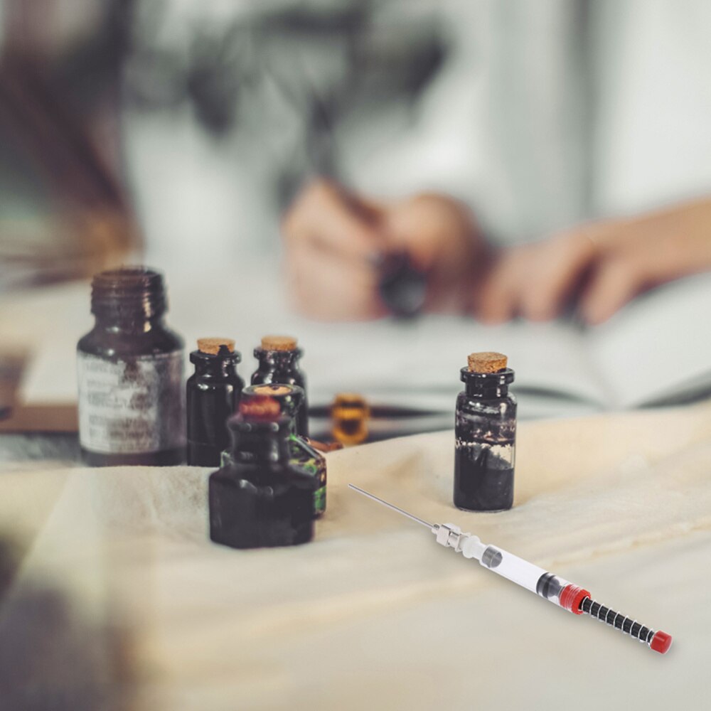 8 Stuks Universele Vulpen Inkt Absorptie Inkt Spuit Gereedschap Pen Inkt Schokdempers
