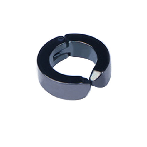 1 Uds. Pendientes Punk de acero inoxidable Unisex con Clip negro para hombre, pendientes colgantes con forma de estrella triangular geométrica, joyería gótica para mujer: Blue