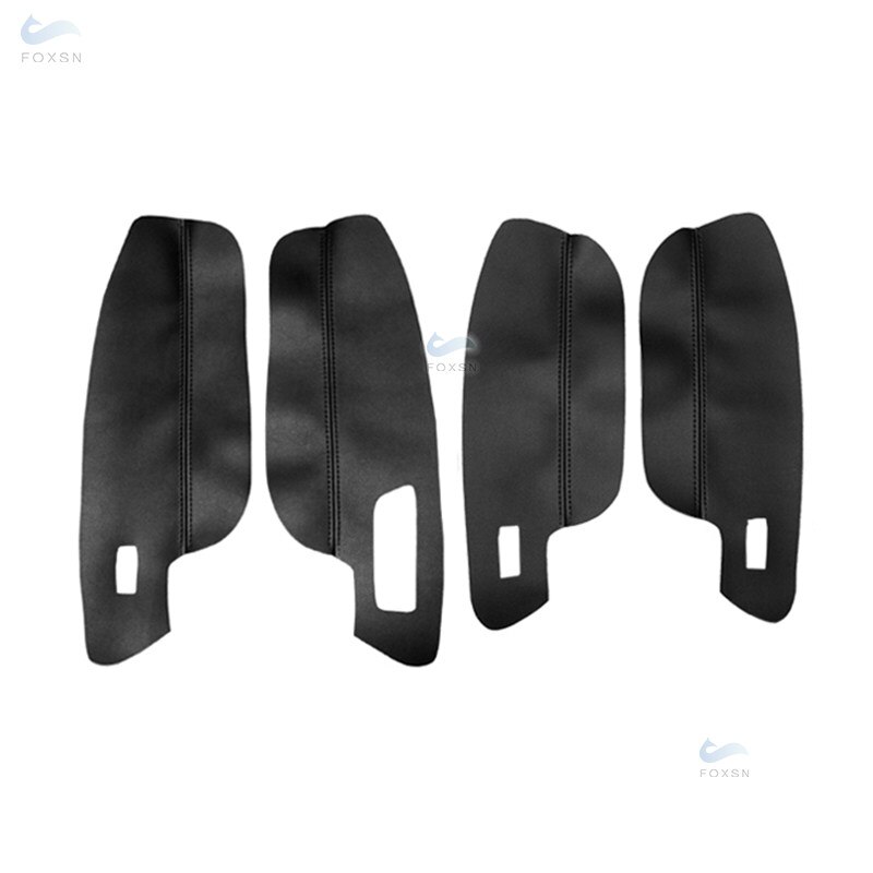 LHD per VW golf 7 2014 2015 2016 2017 2018 4 pezzi pannello bracciolo maniglia portiera auto rivestimento protettivo in pelle microfibra