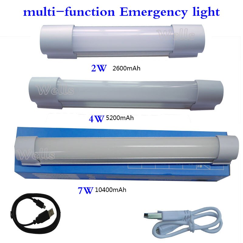 Usb 2W 4W 7W Multifunctionele Noodverlichting 2600... – Grandado