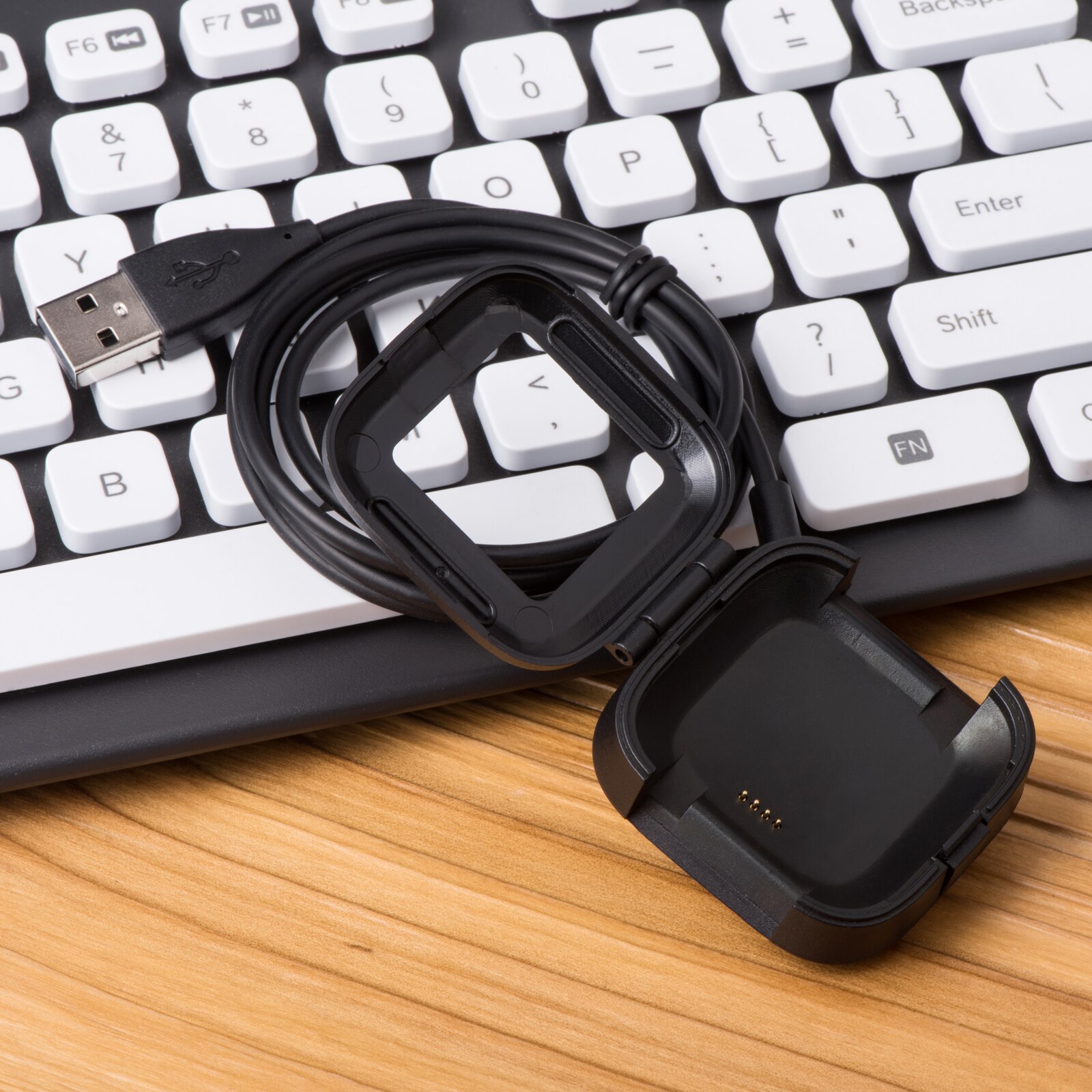 1M Usb Snel Opladen Charger Box Voor Fitbit Versa 2 Snelle Opladen Box Set Voor Fitbit Versa 2 Usb snel Opladen Lader Doos