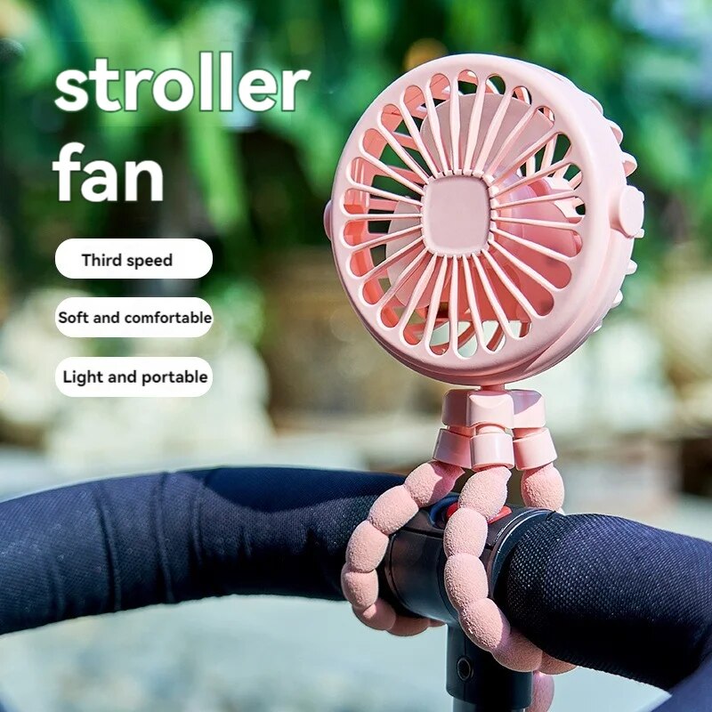 Mini ventilador de mão multifuncional com luzes LED, carregamento USB, carrinho multifuncional, portátil, suporte de polvo, estilo variável, 1 pc