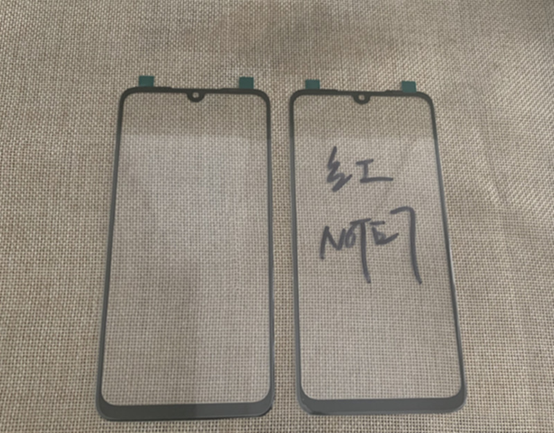 Note7 écran extérieur pour Xiaomi Redmi Note 7 panneau tactile avant écran LCD écran de protection en verre lentille téléphone réparation remplacer les pièces