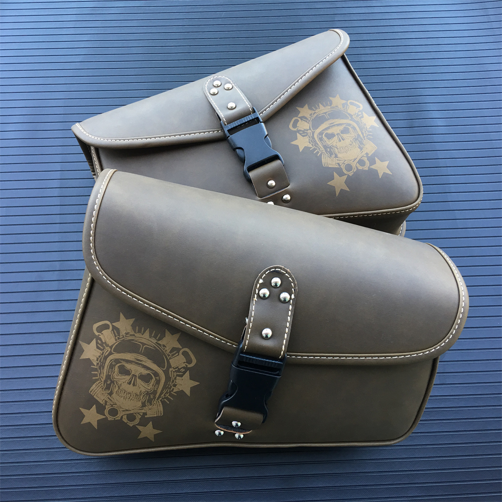 Borse da Sella Moto - Pelle PU - Impermeabile - Borsa Attrezzi Laterale - per Sportster 883 1200XL