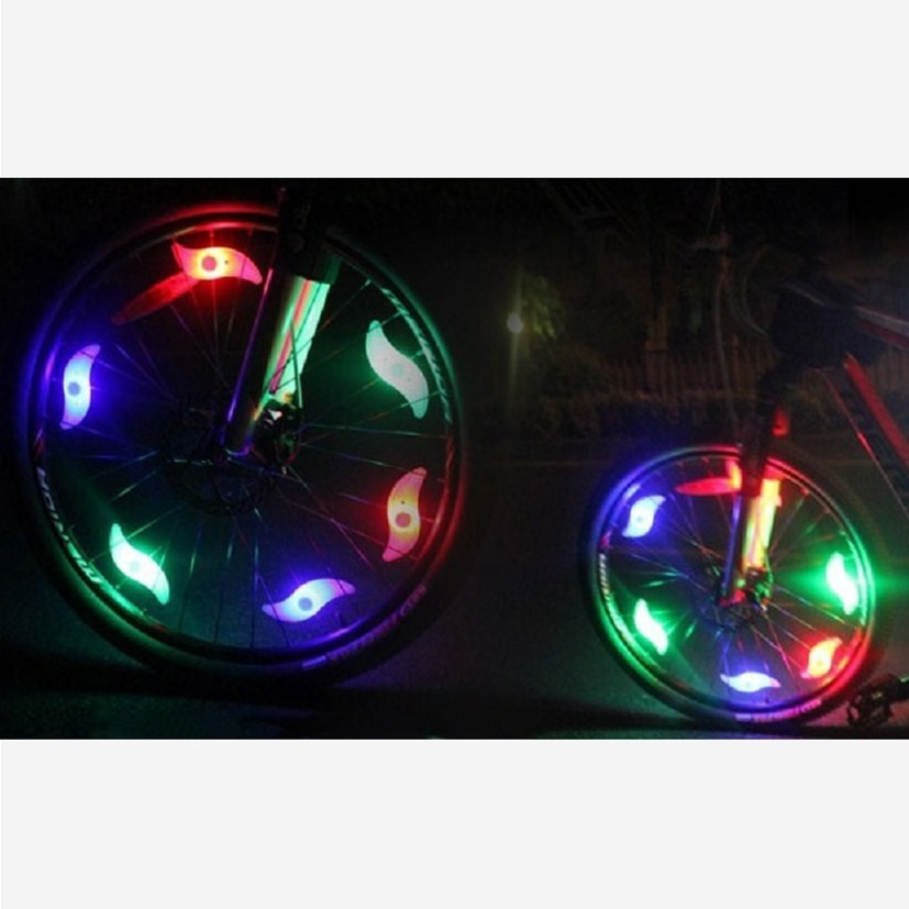 1pc pil form led cykel hjul eger lys vandtæt cykel led hjul cykling cykel tilbehør lampe