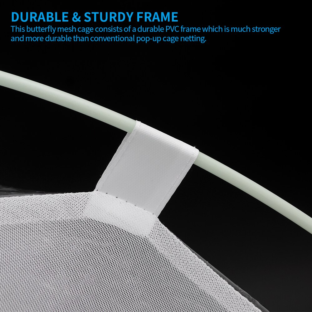 Outdoor Insect Mesh Cage Incubator Butterfly Habitat Cage Caterpillar Cubic Mesh Net Cage Butterfly Mesh Tent Incubator