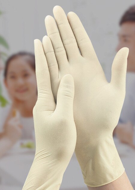 7-14t luvas de nitrilo crianças descartáveis crianças bebê látex pvc proteção inspeção borracha produto comestível bebê luvas estudante: LY 7-10T