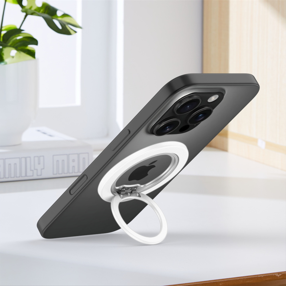 360 ° Obrotowy magnetyczny uchwyt na telefon Uchwyt samochodowy na palec Uchwyt samochodowy robić iPhone'a 17 15 16 14 13 12 zawodowiec Max robić stojaka Magsafe Obudowa podstawka