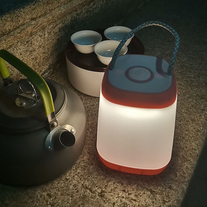 2 Pack LED Camping Light Portable Tent Lantern USB Rechargeable Tent Flashlight For Backpacking Camping Hiking Fishing