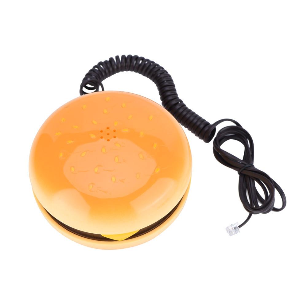 thumbnail image 2 of Funny Gadgets Emulational Hamburger Telephone Wire Landline Phone 2 of 10