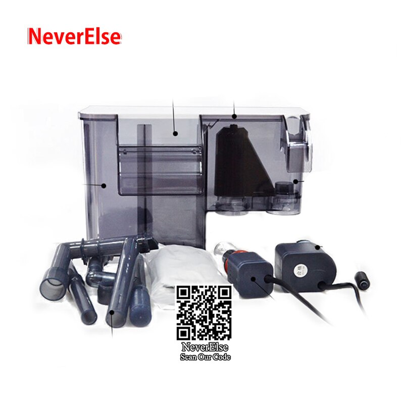 Pompe à filtre UV pour Aquarium externe 4 en 1, filtre de Circulation d'eau, stérilisateur UV, écumoire d'huile/augmente l'oxygène pour accrocher un Aquarium