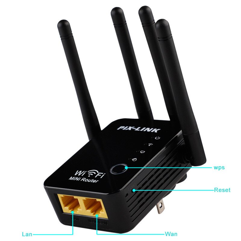 300Mbps Wireless Router di Rete Extender Amplificatore di Segnale Wifi Ripetitore Wifi Ripetitore con RJ45 Cavo di Rete di US/EU/ UK/AU Spina